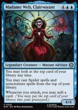 Marvel's Spider-man 0036 Madame Web, Clairvoyant (Foil)