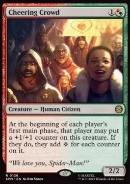 Marvel's Spider-man 0126 Cheering Crowd (Foil)