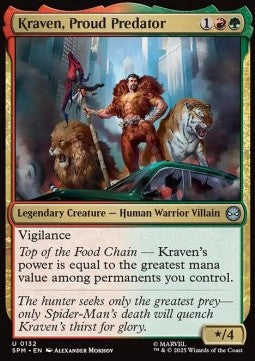 Marvel's Spider-man 0132 Kraven, Proud Predator (Foil)