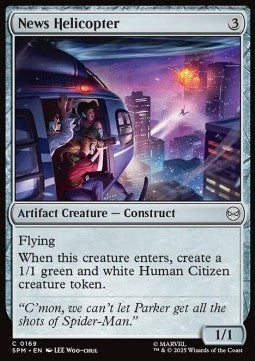 Marvel's Spider-man 0169 News Helicopter (Foil)