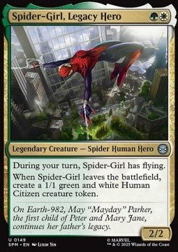 Marvel's Spider-man 0149 Spider-Girl, Legacy Hero (Foil)