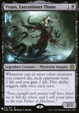 The List - Phyrexia All Will be One 114/271 Vraan, Executioner Thane