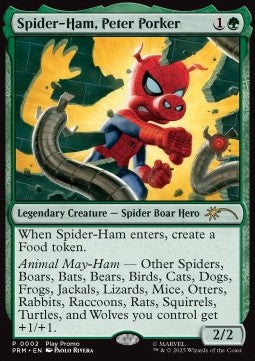 DCI Magic the Gathering Promo 0002 Spider-Ham, Peter Porker (Foil)