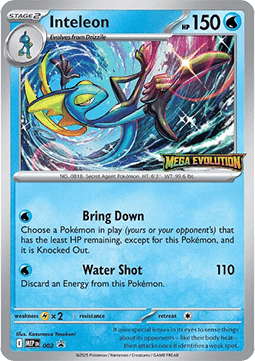 Mega Evolution Promo MEP002 Inteleon (Set Logo Holo)