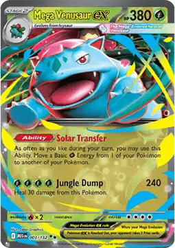 Mega Evolution 003/132 Mega Venusaur ex