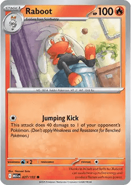 Mega Evolution 027/132 Raboot