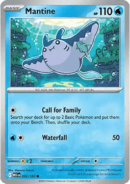 Mega Evolution 032/132 Mantine (Reverse Holo)