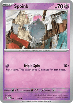 Mega Evolution 062/132 Spoink