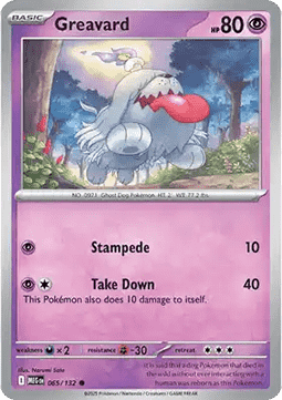 Mega Evolution 065/132 Greavard