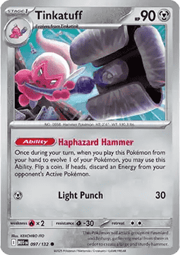 Mega Evolution 097/132 Tinkatuff