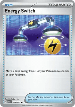 Mega Evolution 115/132 Energy Switch (Reverse Holo)