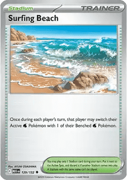 Mega Evolution 129/132 Surfing Beach