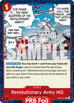 Awakening of the New Era OP05-021 Revolutionary Army HQ (Foil)(The Best Vol. 2)