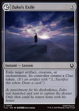 Avatar The Last Airbender 0003 Zuko's Exile (Foil)