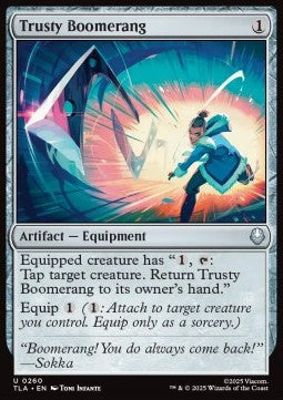 Avatar The Last Airbender 0260 Trusty Boomerang (Foil)