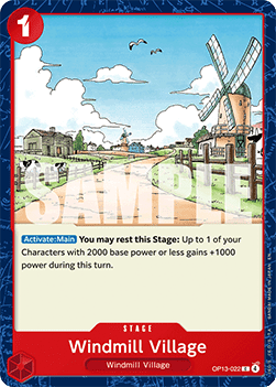 Carrying on his Will OP13-022 Windmill Village