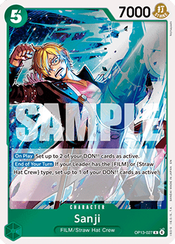 Carrying on his Will OP13-027 Sanji (Foil)