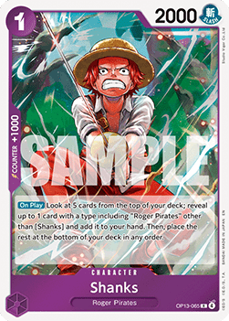 Carrying on his Will OP13-065 Shanks (Foil)