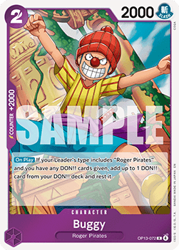 Carrying on his Will OP13-072 Buggy (Foil)