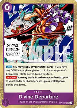 Carrying on his Will OP13-076 Divine Departure (Foil)