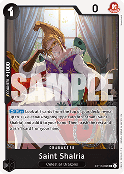 Carrying on his Will OP13-086 Saint Shalria