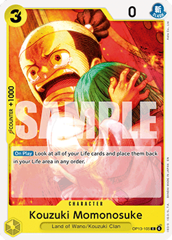 Carrying on his Will OP13-105 Kouzuki Momonosuke