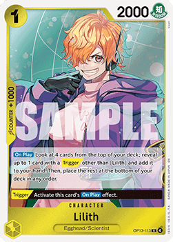 Carrying on his Will OP13-113 Lilith (Foil)