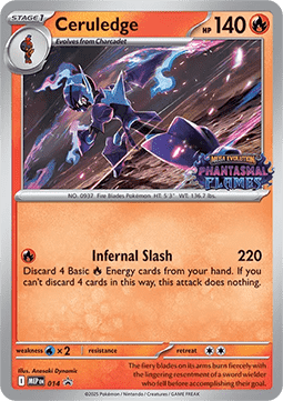 Mega Evolution Promo MEP014 Ceruledge (Logo Holo)