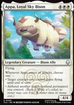 Avatar The Last Airbender 0009 Appa, Loyal Sky Bison