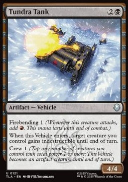 Avatar The Last Airbender 0121 Tundra Tank (Foil)