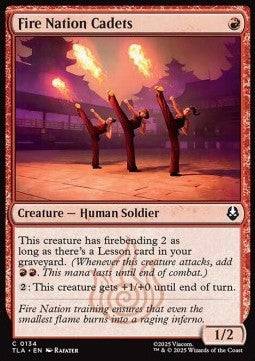 Avatar The Last Airbender 0134 Fire Nation Cadets (Foil)