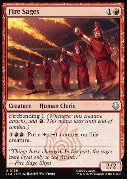 Avatar The Last Airbender 0136 Fire Sages (Foil)