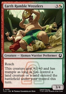 Avatar The Last Airbender 0218 Earth Rumble Wrestlers (Foil)