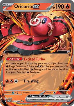 Phantasmal Flames 018/094 Oricorio ex
