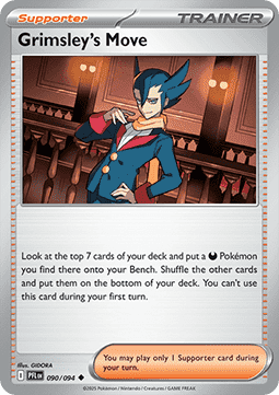 Phantasmal Flames 090/094 Grimsley's Move (Reverse Holo)