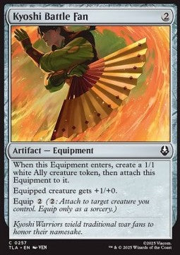 Avatar The Last Airbender 0257 Kyoshi Battle Fan
