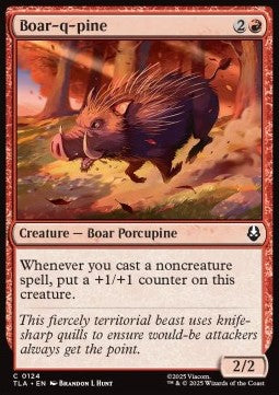 Avatar The Last Airbender 0124 Boar-q-pine (Foil)