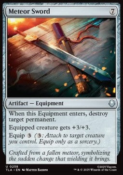 Avatar The Last Airbender 0258 Meteor Sword