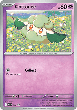 Mega Evolution Promo MEP018 Cottonee (Cosmos Holo)