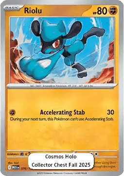 Mega Evolution 076/132 Riolu (Cosmos Holo)