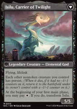 Lorwyn Eclipsed 0013 Eirdu, Carrier of Dawn//Isilu, Carrier of Twilight