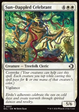 Lorwyn Eclipsed 0037 Sun-Dappled Celebrant (Foil)