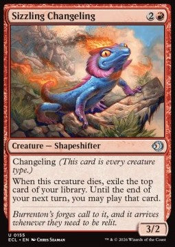 Lorwyn Eclipsed 0155 Sizzling Changeling