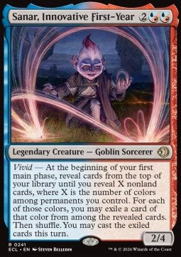 Lorwyn Eclipsed 0241 Sanar, Innovative First-Year (Foil)