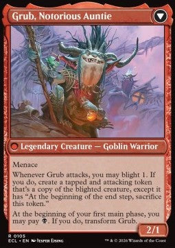 Lorwyn Eclipsed 0105 Grub, Storied Matriarch//Grub, Notorious Auntie