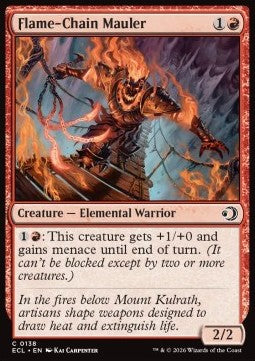 Lorwyn Eclipsed 0138 Flame-Chain Mauler