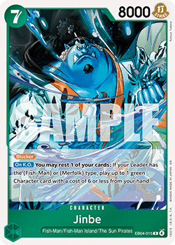 The Azure Sea's Seven EB04-015 Jinbe (Foil)