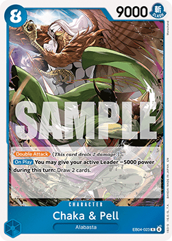 The Azure Sea's Seven EB04-023 Chaka & Pell (Foil)