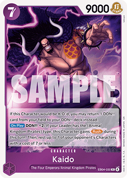 The Azure Sea's Seven EB04-030 Kaido (Foil)