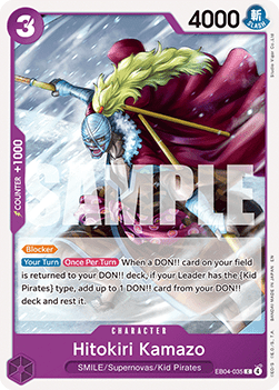 The Azure Sea's Seven EB04-035 Hitokiri Kamazo